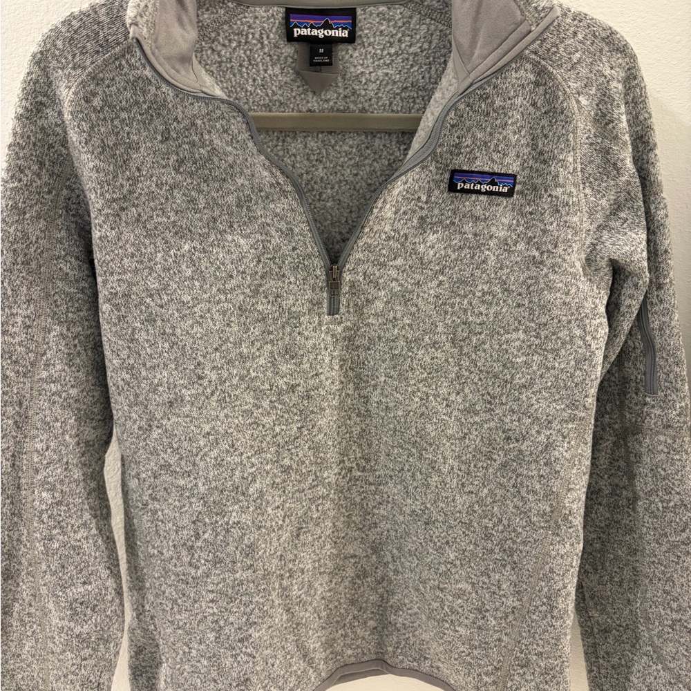 Patagonia Women's Gray Zip-Up Sweater